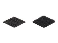 Delock Hook-and-loop dots, square, self-adhesive, 64 pieces black