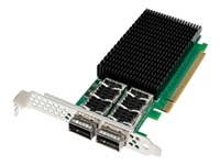 Axiom - Adaptateur réseau - PCIe 3.0 x16 profil bas - 100 Gigabit QSFP28 x 2