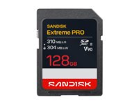 SanDisk Extreme PRO - flash memory card - 128 GB - SDXC UHS-II