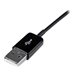 StarTech.com 3m Dock Connector to USB Cable for Samsung Galaxy Tab - Image 4: Right-angle