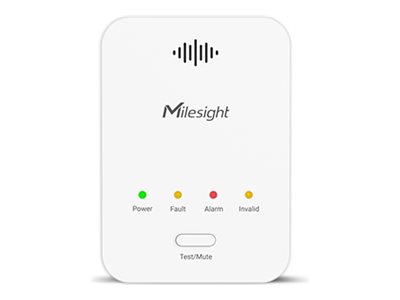 Milesight LoRaWAN GS601, gas sensor, LoRaWAN, white