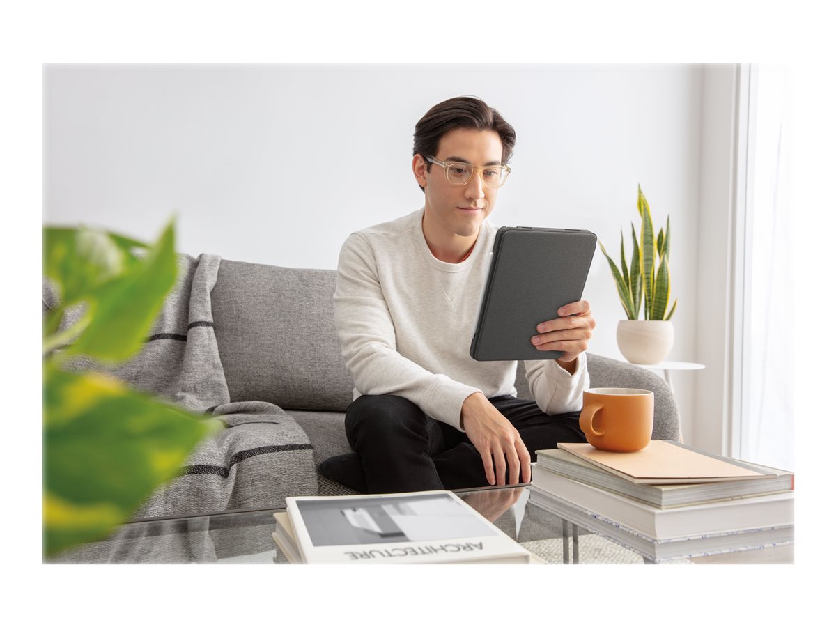 Logitech Combo Touch - klávesnice a pouzdro - s trackpad - QWERTY - španělská - oxfordská šedá Vstupní zařízení – foto 13