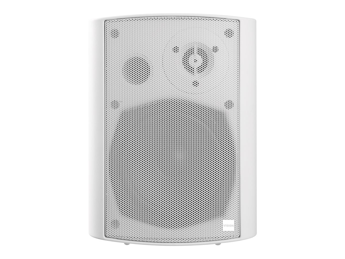 VISION Professional Pair Active 5.25" Wall Speakers - LIFETIME WARRANTY