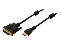 LogiLink Videokabel HDMI / DVI 2m Sort