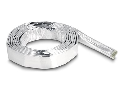DELOCK Kabelschlauch aus Glasfasergeflecht und Alu 2m x 10mm Kabel