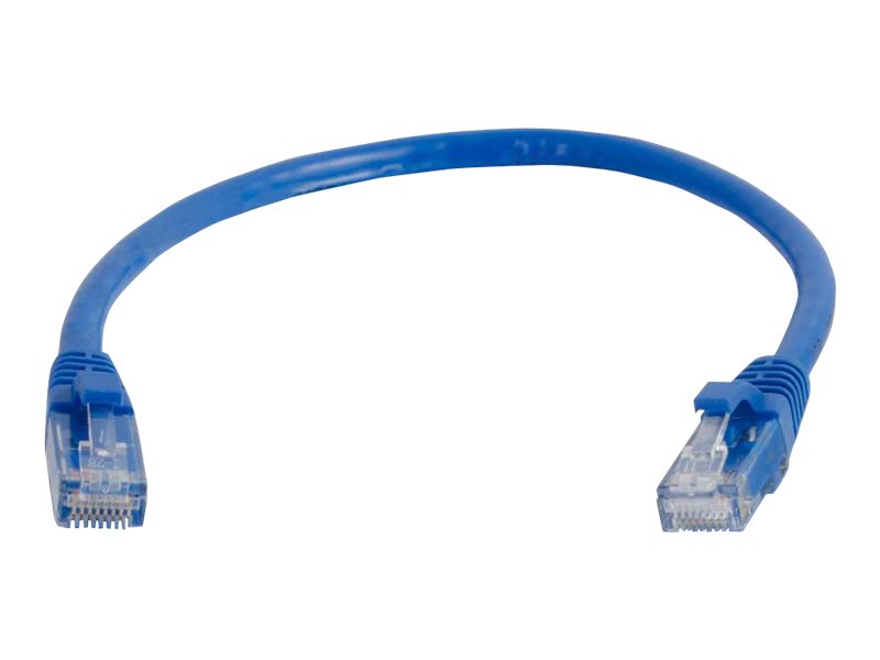 C2G Cat5e Booted Unshielded (UTP) Network Patch Cable - patch kabel - 30 cm - modrá – foto 2