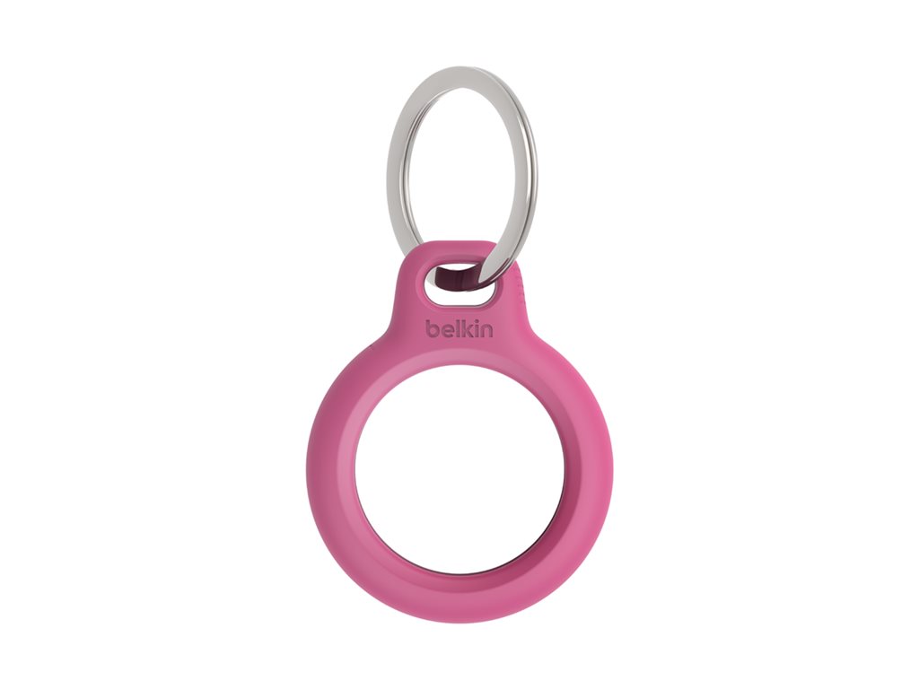 BELKIN AirTag Holder with Keyring Pink