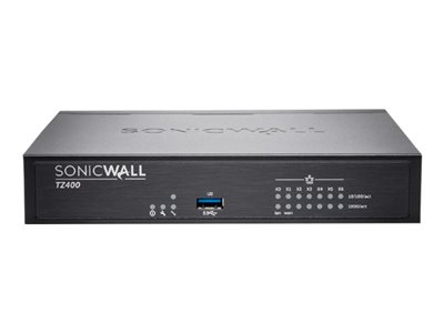 SonicWall TZ400 Security appliance with 3 years SonicWALL Advanced Gateway Security Suite 