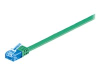 goobay CAT 6a Ikke afskærmet parsnoet (UTP) 50cm Patchkabel Grøn