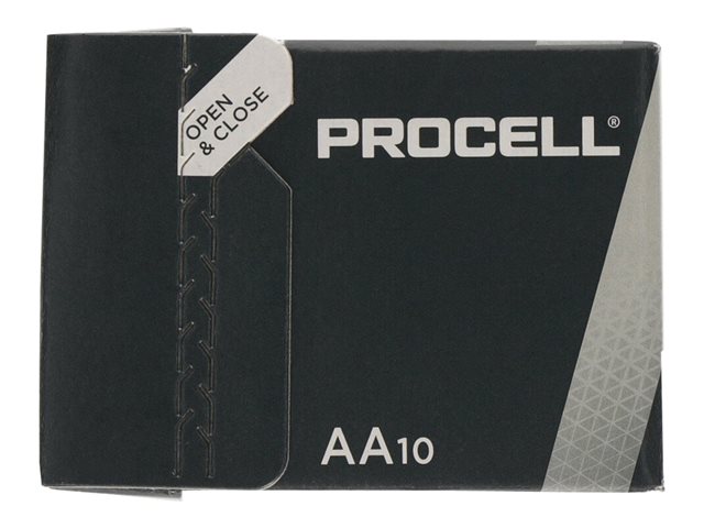 10 x Duracell Procell Industrial AA Size battery. – Duracell