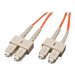 Eaton Tripp Lite Series Duplex Multimode 62.5/125 Fiber Patch Cable (SC/SC), 0.6M (2 ft.)