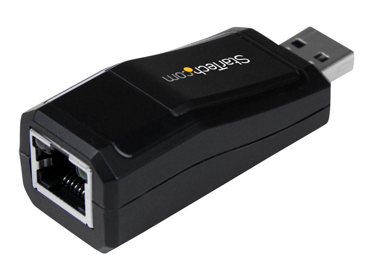 StarTech.com USB 3.0 to Gigabit Ethernet NIC Network Adapter - 10/100/100 Mbps Network Adapter - USB to Ethernet LAN Adapter - USB to RJ45 (USB31000NDS) - síťový adaptér - USB 3.0 - Gigabit Ethernet – foto 3