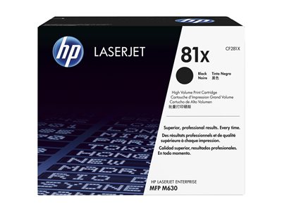 HP 81X High Yield Black Toner LJ Enterpr