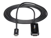  StarTech.com 6ft (2m) USB C to HDMI Cable - 4K 60Hz USB Type C  to HDMI 2.0 Video Adapter Cable - Thunderbolt 3 Compatible - Laptop to HDMI  Monitor/Display - DP