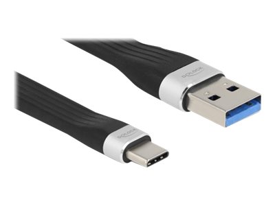 DELOCK USB 3.2Gen1 FPC Flachbandkabel USB Typ-A > C 13,5cm - 85771