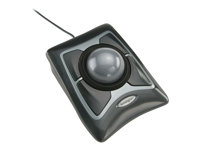 Kensington Expert Mouse - Trackball - rechts- und linkshändig - optisch - 4 Tasten - kabelgebunden - USB - Schwarz