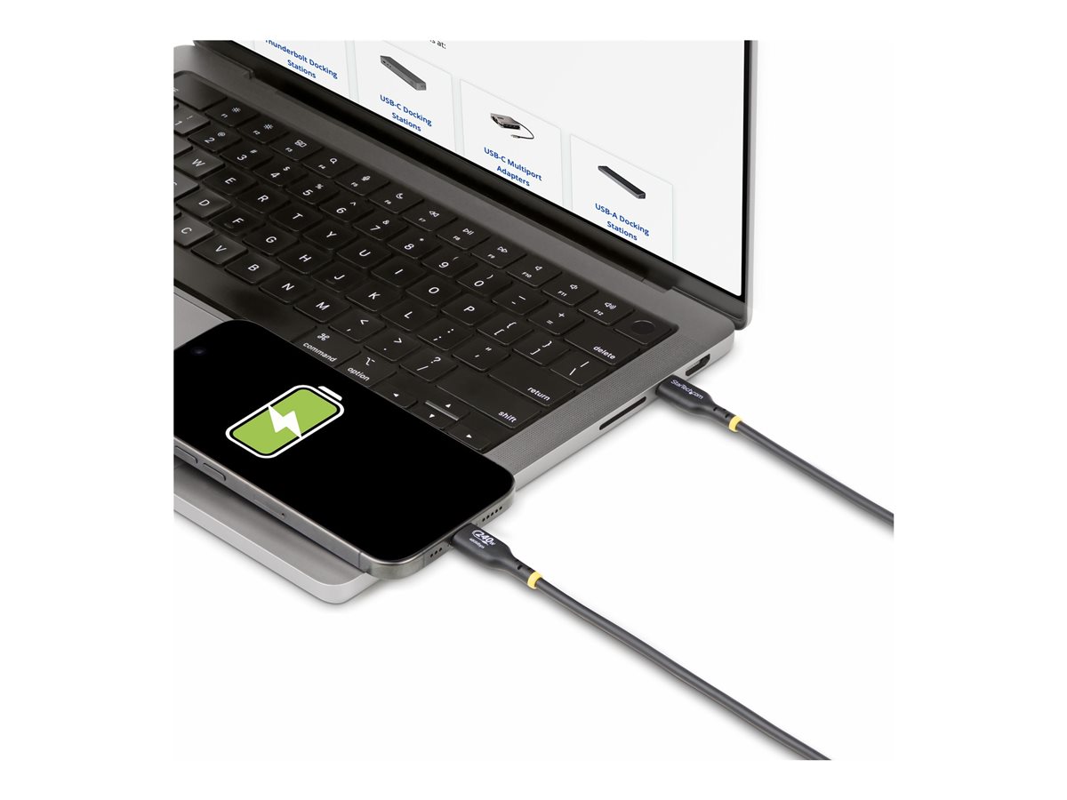 StarTech.com 3m USB C Charging Cable, USB-IF Certified USB-C Cable, 240W - USB kabel typ C - USB-C do USB-C - 3 m – foto 6