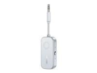 Ugreen Bluetooth wireless audio receiver / hands-free / transmitter Sølv Hvid