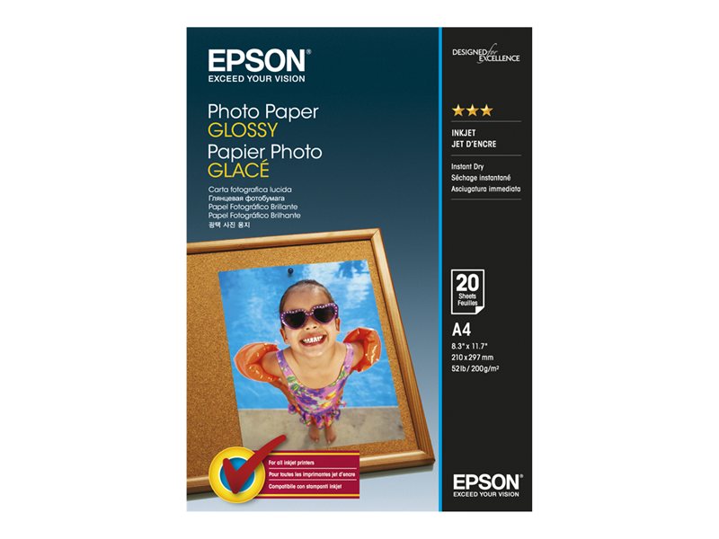 EPSON Papier Photo Glace 200g A