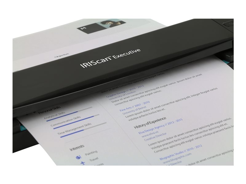 IRIS IRIScan Executive 4 - scanner  feuilles - portable - USB 2.0
