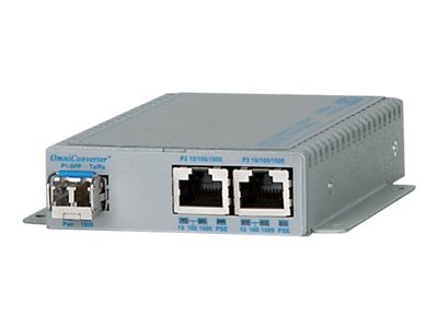 Omnitron OmniConverter GPoE/SE and GPoE+/SE