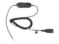 Jabra GN1200 CC Headset cable Quick Disconnect plug to RJ-9 male 6.6 ft 