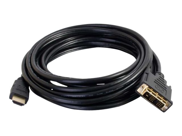 C2G 3m HDMI to DVI Adapter Cable - DVI-D Digital Video Cable - kabel adaptéru - HDMI / DVI - 3 m – foto 2