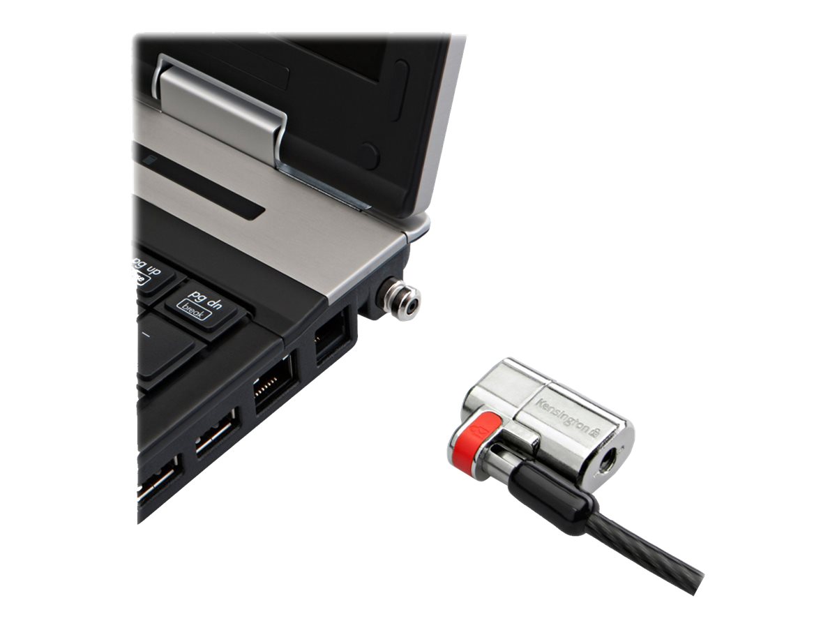 Kensington ClickSafe Laptop Lock Master Keyed security cable Product shot Front 79800