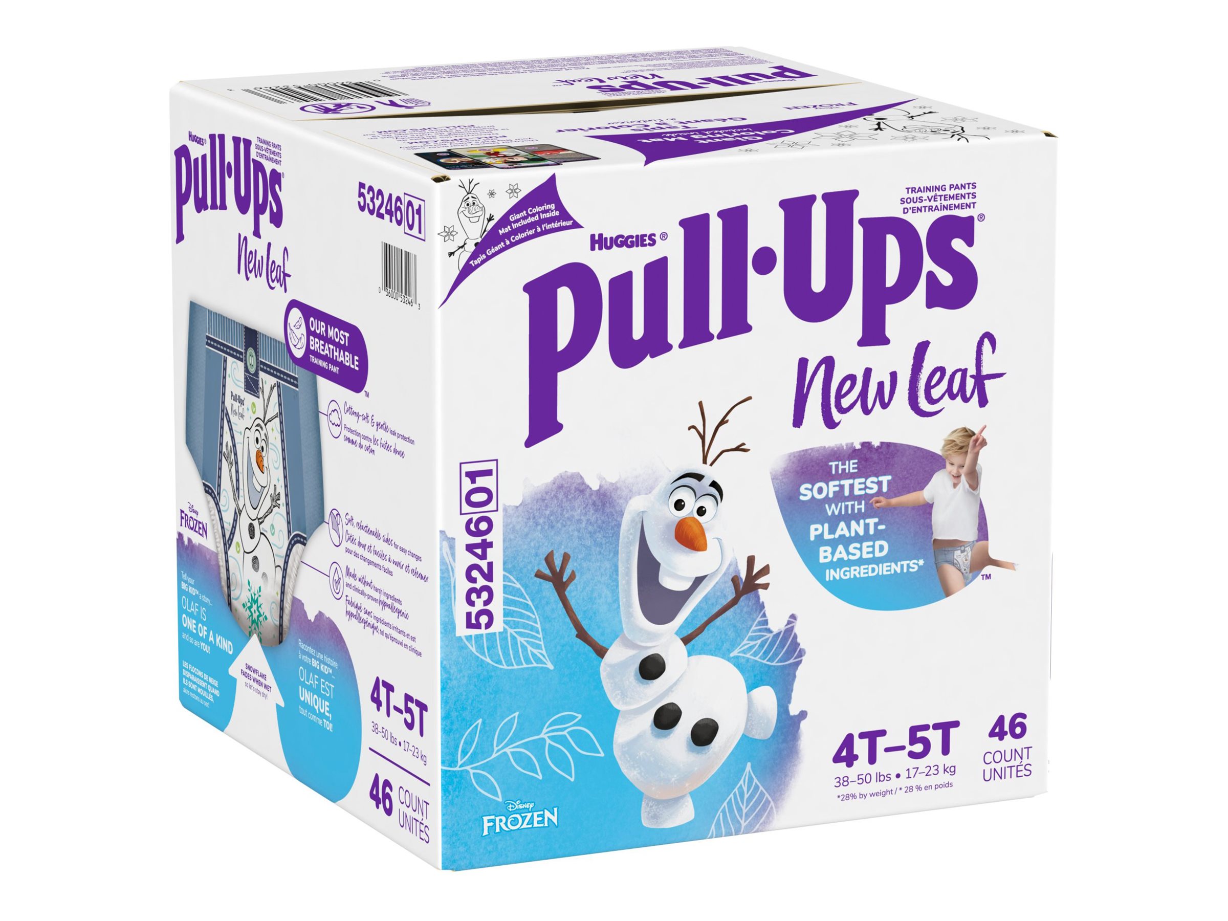 Pull-Ups Leaf Boys' Disney Frozen Potty Training Pants 4T-5T 60 Ct