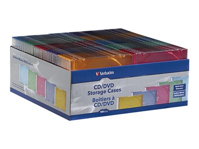 Verbatim - Storage CD/DVD slim jewel case