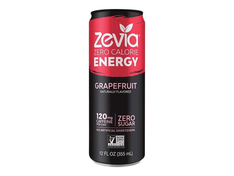 Zevia Zero Calorie Energy Drink - Grapefruit - 355ml