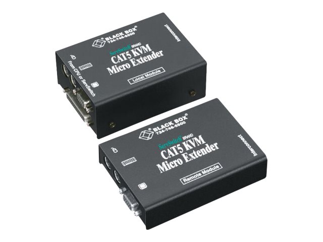 Black Box ServSwitch CAT5 Micro Extender Kit - KVM extender