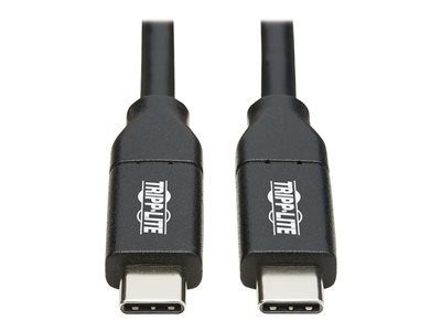 Tripp Lite USB Type C to USB C Cable USB 2.0 5A Rating USB-IF Cert M/M USB B Type C 3M
