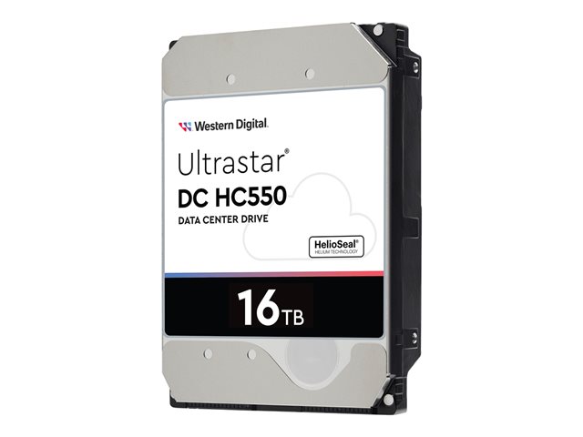 WD Ultrastar DC HC550 WUH721816ALE6L4 - disque dur - 16 To - SATA 6Gb/s  (0F38462)