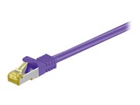 goobay CAT 7 SFTP, PiMF 15m Patchkabel Lilla