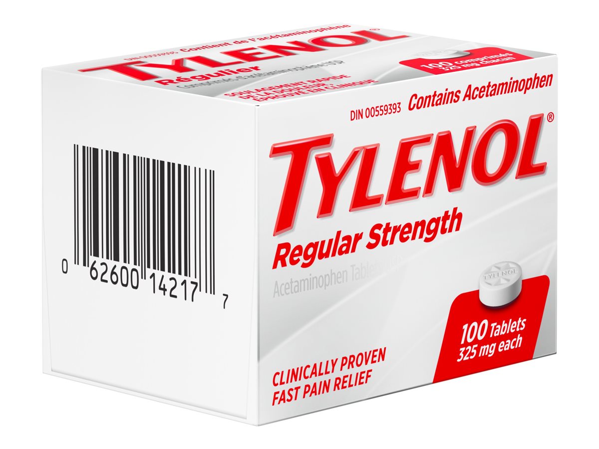 Tylenol* Regular Strength Tablets - 100's