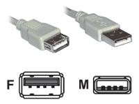 CONNEkT GEAR - USB extension cable - USB (F) to USB (M) - 1.5 m