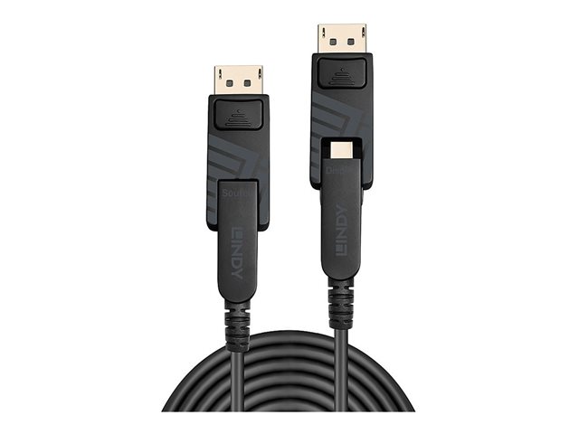 LINDY Fibre Optic Hybrid DP 1.4 70m