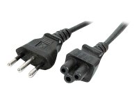 MicroConnect Strøm IEC 60320 C5 Effekt CEI 23-16/VII (male) Sort 1.8m Strømkabel