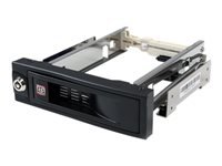 StarTech.com Rack amovible sans tiroir de 5,25 pouces pour disque dur SATA de 3,5 pouces - Rack mobile échange à chaud / Hot Swap