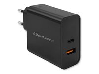 Qoltec Strømadapter - AC / USB-C 90Watt