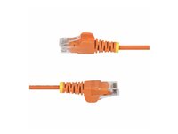 Startech 50cm Orange Slim CAT6 Ethernet Cable, Snagless, 28AWG, LSZH - patch cable - 50 cm - orange