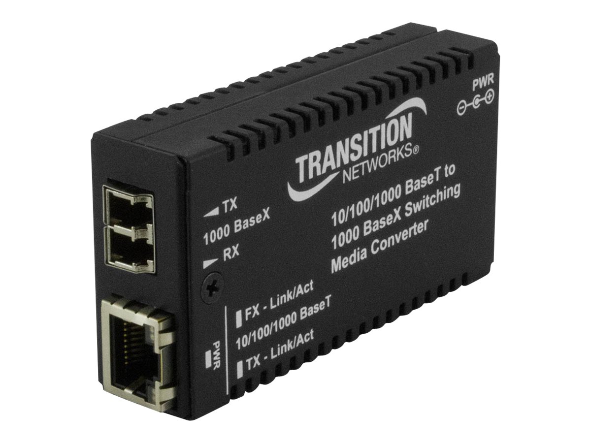 Transition Networks Mini Gigabit Ethernet Media Converter