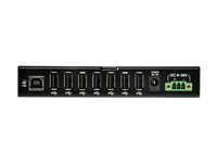 Eaton Tripp Lite series 7-Port Rugged Industrial USB 2.0 Hi-Speed Hub w 15KV ESD Immunity Metal Mountable - hub - 7 ports