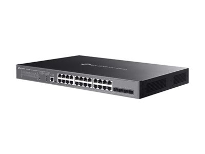 TP-Link Omada SG5428XMPP V1 switch 24 ports Managed Product shot Left-angle 79150