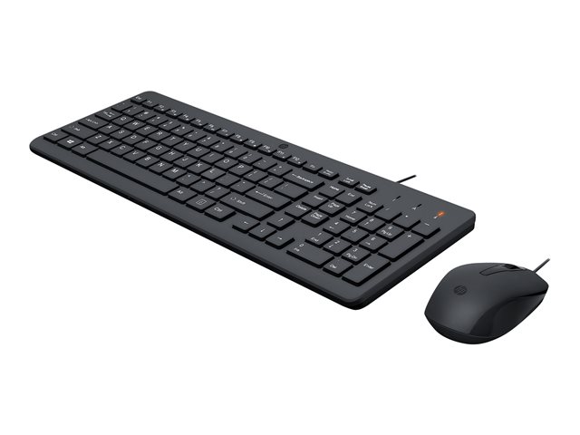 HP 150 - ensemble clavier et souris - QWERTY - Anglais - noir Priphrique d\'entre