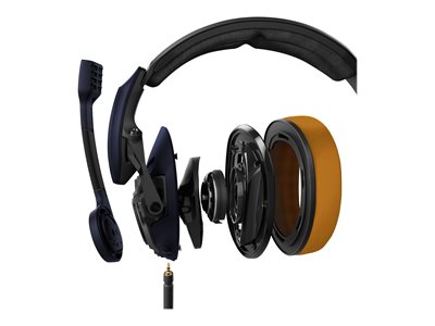 Casque gaming filaire GSP 602 - Noir & Marron - La Vitrine HighTech