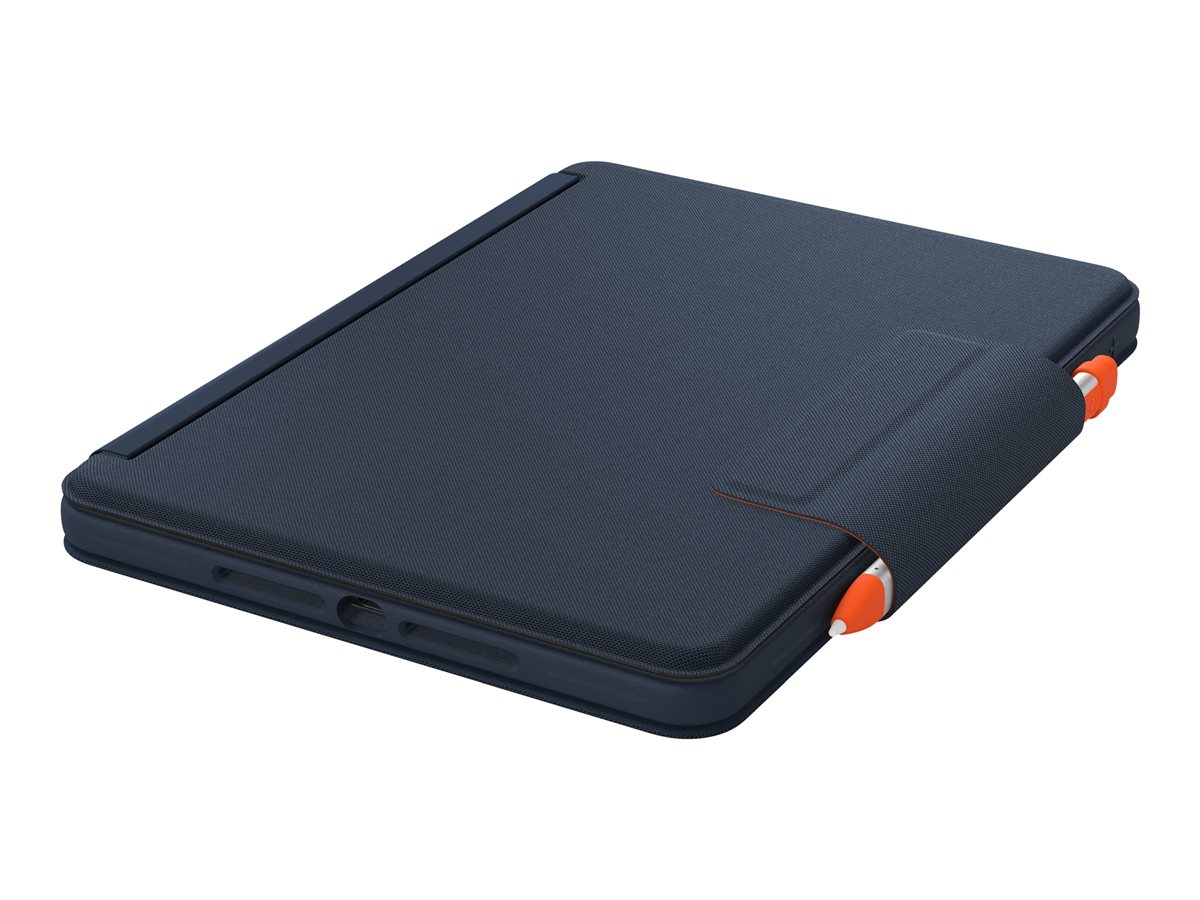 Logitech Rugged Combo 3 Touch for Education - klávesnice a pouzdro - s trackpad - QWERTZ - švýcarská - classic blue Vstupní zařízení – foto 4