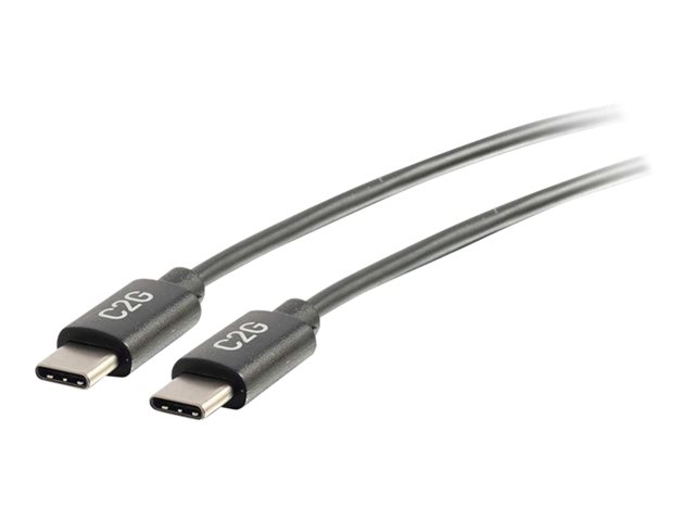 C2G 3ft USB C Cable - USB C to USB C Cable - USB C 2.0 3A - 480 Mbps - M/M - USB kabel typ C - USB-C do USB-C - 91.4 cm – foto 2