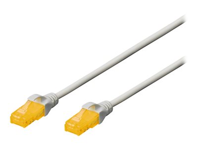 4016032378365 - DK-1613-A-005 RJ45 Netzwerkkabel Patchkabel cat 6a u utp 050 m Grau Halogenfrei verdrillt - Digitus